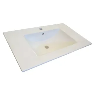 Тумба-умывальник Comforty Турин-75М дуб бежевый с раковиной Comforty 75E	