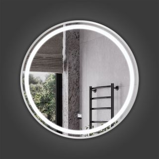 Зеркало Comforty в серебрянной алюминиевой раме Comforty Лея-60 LED-подсветка, бесконтактный сенсор антизапотевание