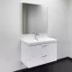 Тумба-умывальник Comforty Ангара-90П белый матовый c раковиной Comforty 4490