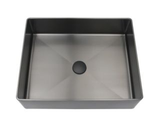 Раковина AltroBagno Accordo 001010 MtGr из нержавеющей стали сталь оружейная