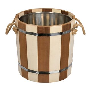 Запарник 15 л. "Контраст" с нержавеющей вставкой, липа, "Таёжный" "Банные штучки"/1