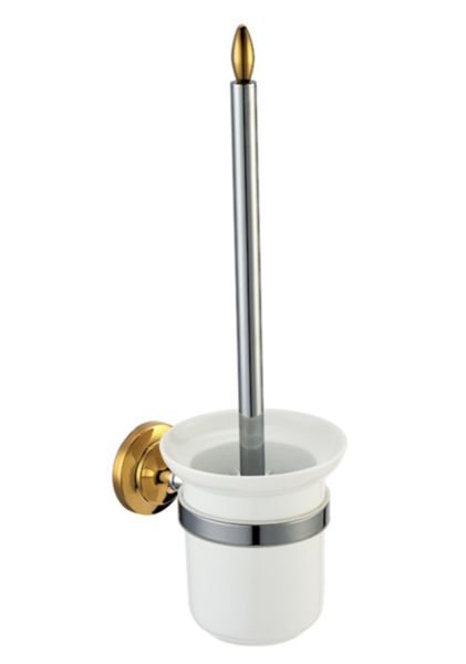 Ёршик для унитаза Melana MLN-820006 хром/золото