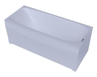 Акриловая ванна Aquatek Альфа ALF170-0000066 170х70 см с фронтальным экраном сборно-разборный сварной каркас