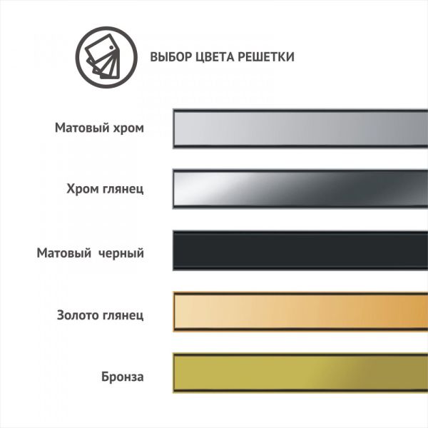 Душевой лоток Berges В1 Keramik Black 095019 80см чёрный матовый