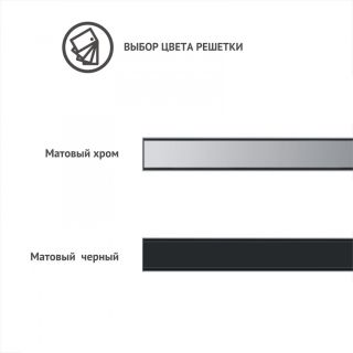 Душевой лоток Berges C1 Norma 095136 50см чёрный матовый