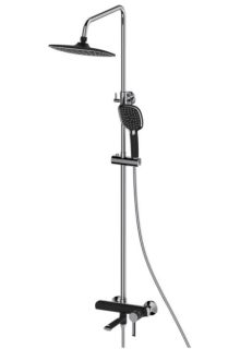 Душевая стойка Haiba HB24805-7 чёрный матовый