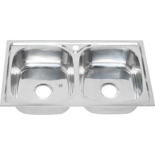 Мойка 8148S Melana 0,6/180 хром с сифоном (040 t *8)