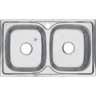 Мойка 8148S Melana 0,6/180 хром с сифоном (040 t *8)