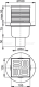 Сливной трап AlcaPlast 105 ? 105/50мм решетка - хром APV32