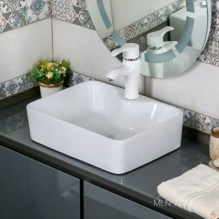 Накладная раковина Melana 7291-805 49см белый