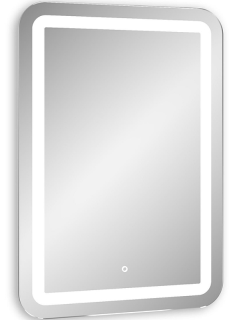 Зеркало с подсветкой Continent Lucia ЗЛП627 с сенсорным выключателем 80см