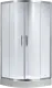 Душевой уголок Timo Imwei YL-9001C 90x90 см с поддоном профиль серебристый стекло прозрачное