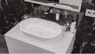 Раковина Whitecross Malachite A 0721.055035.100 55см белый глянец