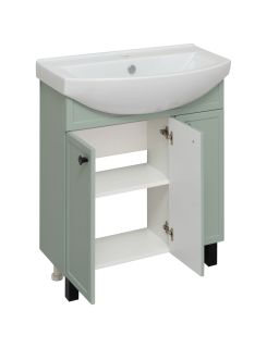 Тумба под раковину Runo мята (под умывальник Best 75 ) Римини 75 (00-00001275)