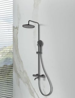 Душевая стойка Splenka S03.24.09 графит