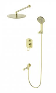 Душевой комплект Wonzon & Woghand Frame WW-88939010-BG брашированное золото