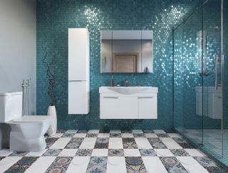 Шкаф-колонна Акватон Беверли правосторонний белый 1A235403BV01R