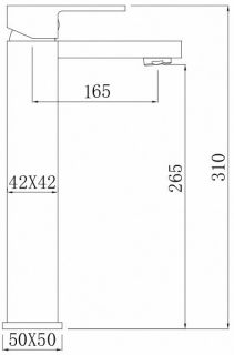 Смеситель для раковины Comforty чёрный матовый FC045B-CMT