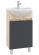 Напольная тумба под раковину Onika Милтон 104512 45см серый/дуб сонома