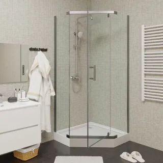 Душевой уголок Parly ZPE911TE 90x90см с поддоном