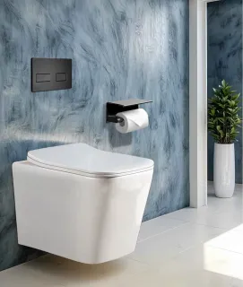 Унитаз подвесной Ceruttispa Maiella Aria PP CT10479 безободковый белый