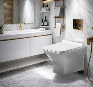 Унитаз подвесной Ceruttispa Ellero Aria PP CT10481 безободковый белый