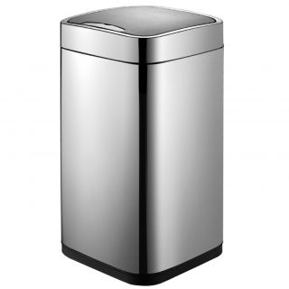 Ведро для мусора WeltWasser WW Rone MT 9L сенсорное Хром матовый