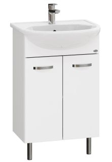 Напольная тумба под раковину Onika Коралл 105558 55см белый