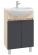 Напольная тумба под раковину Onika Милтон 105560 55см серый/дуб сонома