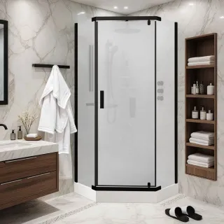 Душевой уголок Parly ZPE911FB 90x90см с поддоном