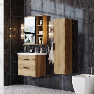 Подвесная тумба под раковину Onika Легран 106142 60см дуб галифакс