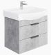 Подвесная тумба под раковину Onika Девис 106546 65см бетон чикаго