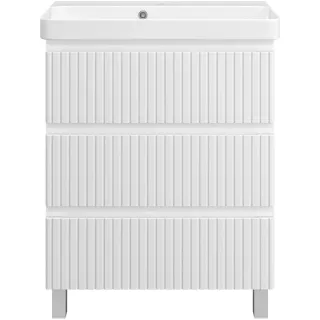 Напольная тумба под раковину Brevita Victory 66 VIC-07070-0103Я белый