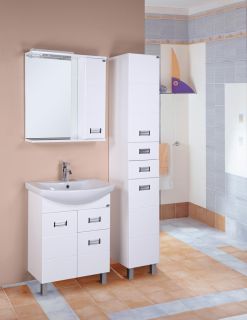 Напольная тумба под раковину Onika Балтика 107025 с ящиком 70см белый