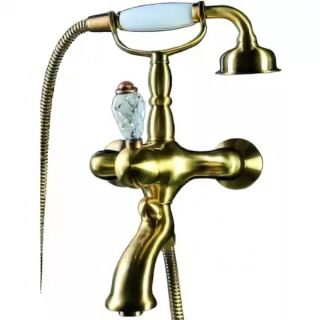 Смеситель для ванны Boheme Crystal бронза 303-CRST