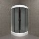 Душевая кабина Triton Грэй Щ0000067300 90x90 см профиль белый стекло тонированное