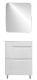Напольная тумба под раковину Kare Luxe ФР-00007076 60см два ящика белый
