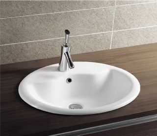 Раковина  CeramaLux 9413 белая 56 см