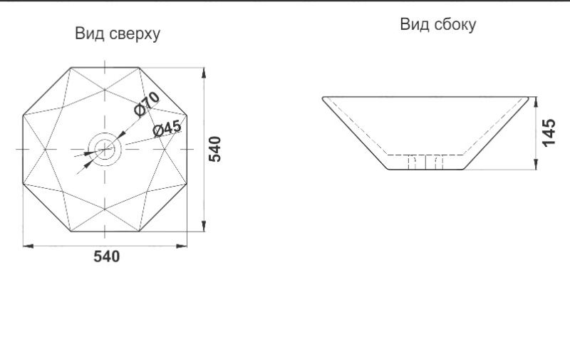 Накладная раковина Melana 320342-805 49см белый