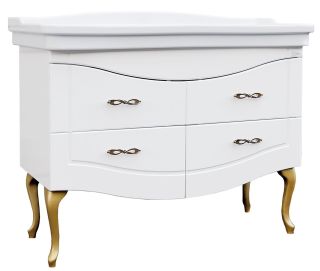 Напольная тумба под раковину Onika Адель 110507 105см  белый