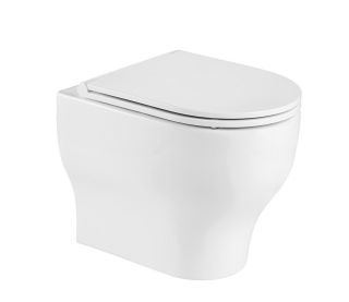 Унитаз CeramaLux 2199 подвесной с сиденьем Микролифт