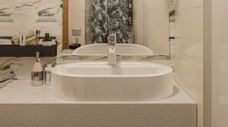 Раковина Whitecross Malachite C 0723.055035.100 55см белый глянец