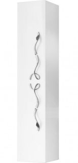 Пенал подвесной Clarberg Due Amanti DUE0525W 25x120см белый