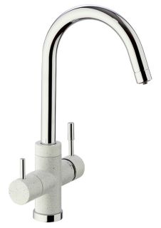 Смеситель для кухни Paini Cox 7890643CR3V11L2KM с подводом для фильтра ultrawhite