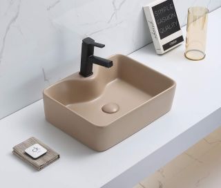 Раковина CeramaLux 7291MC-1 капучино 48.5 см