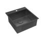 Кухонная мойка Lemark Janga 490 9932108 чёрный матовый