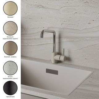 Смеситель для кухни Paini Cox 7855572CR599H1KM granite sahara