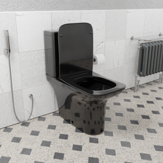 Унитаз CeramaLux 9125-18 с бачком и сиденьем Микролифт