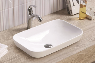 Раковина чаша Velvex E408D, белый