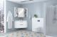 Тумба под раковину Акватон Кантара 78см дуб полярный 1A205601ANW70